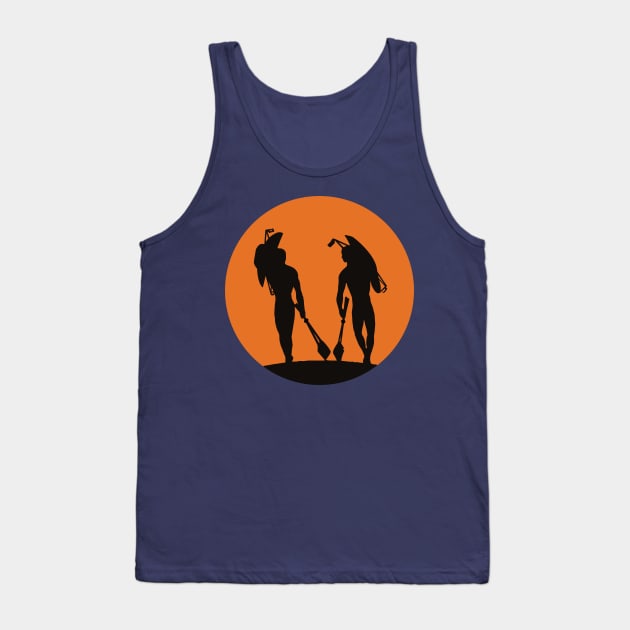 Sunrise Rowing Tank Top by Stefan's Stuff